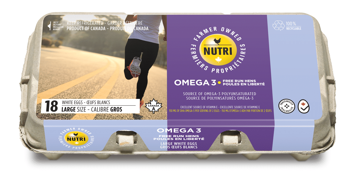 Omega 3 Free Run Hens Large White Eggs